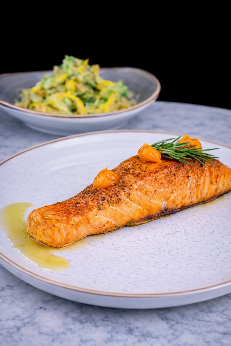 Salmón en Salsa de Uchuva